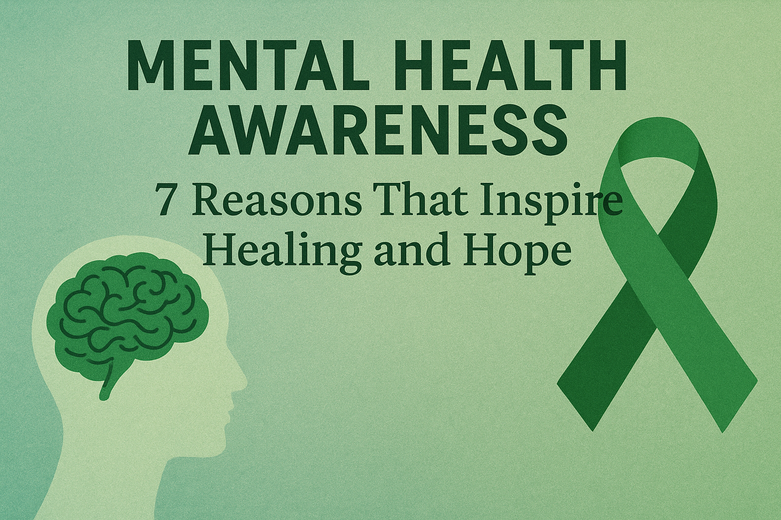 mental health awareness: 7 reasons that inspire healing and hope