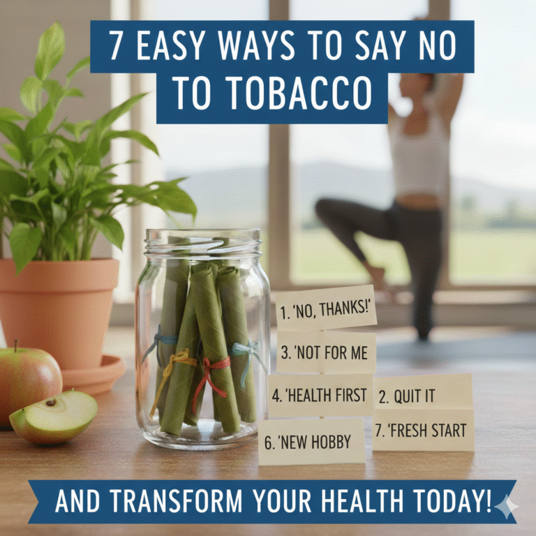 7 Easy Ways to Say No to Tobacco and Transform Your Health Today