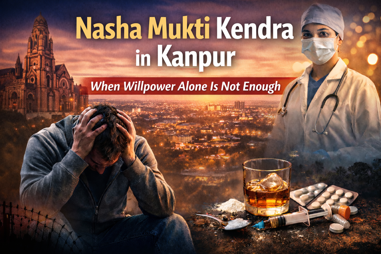 Nasha Mukti Kendra in Kanpur — When Willpower Alone Is Not Enough