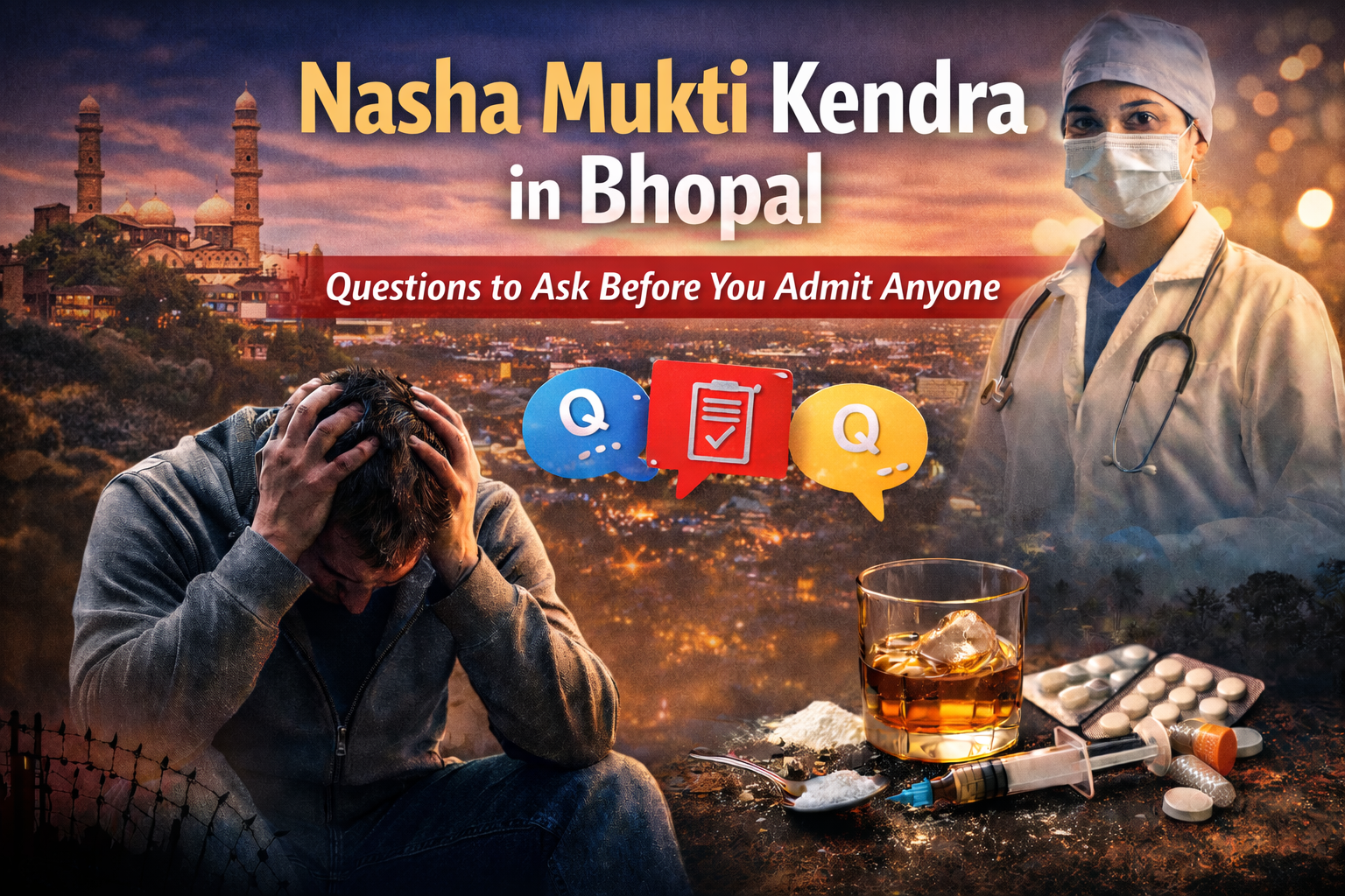 Nasha Mukti Kendra in Bhopal — Questions to Ask Before You Admit Anyone