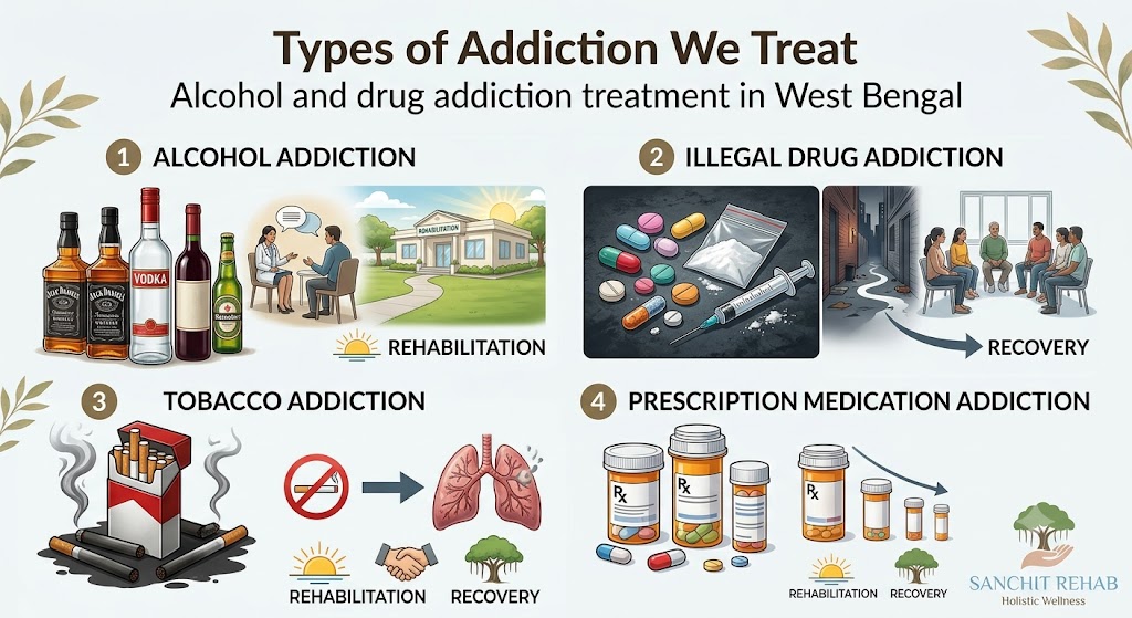 Alcohol and drug addiction treatment in West Bengal