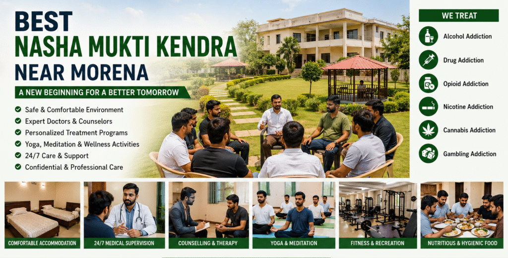 Best Nasha Mukti Kendra Near Morena for Lasting Addiction Recovery
