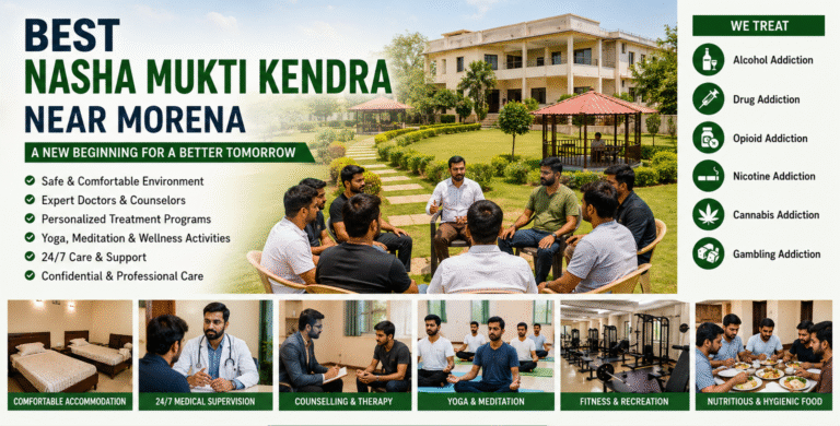 Best Nasha Mukti Kendra Near Morena for Lasting Addiction Recovery