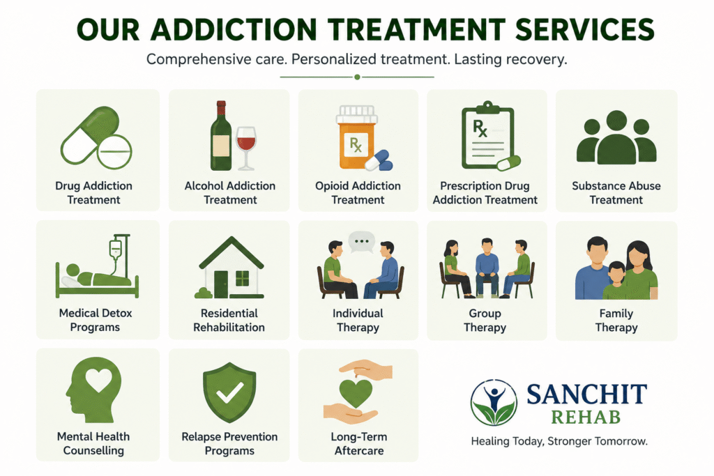 Addiction treatment services overview