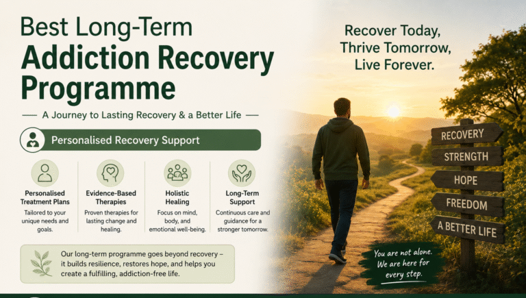 Best Long-Term Addiction Recovery Programme | Personalised Recovery Support