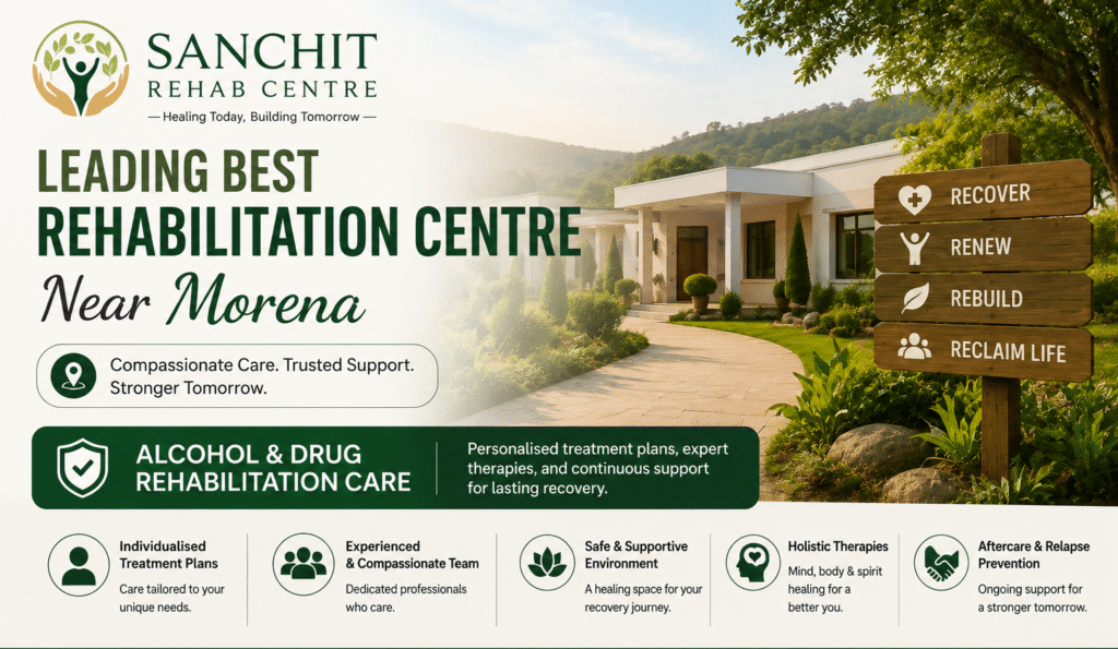 Leading Best Rehabilitation Centre Near Morena | Alcohol & Drug Rehabilitation Care