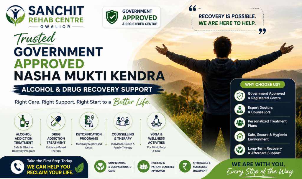 Trusted Government Approved Nasha Mukti Kendra | Alcohol & Drug Recovery Support