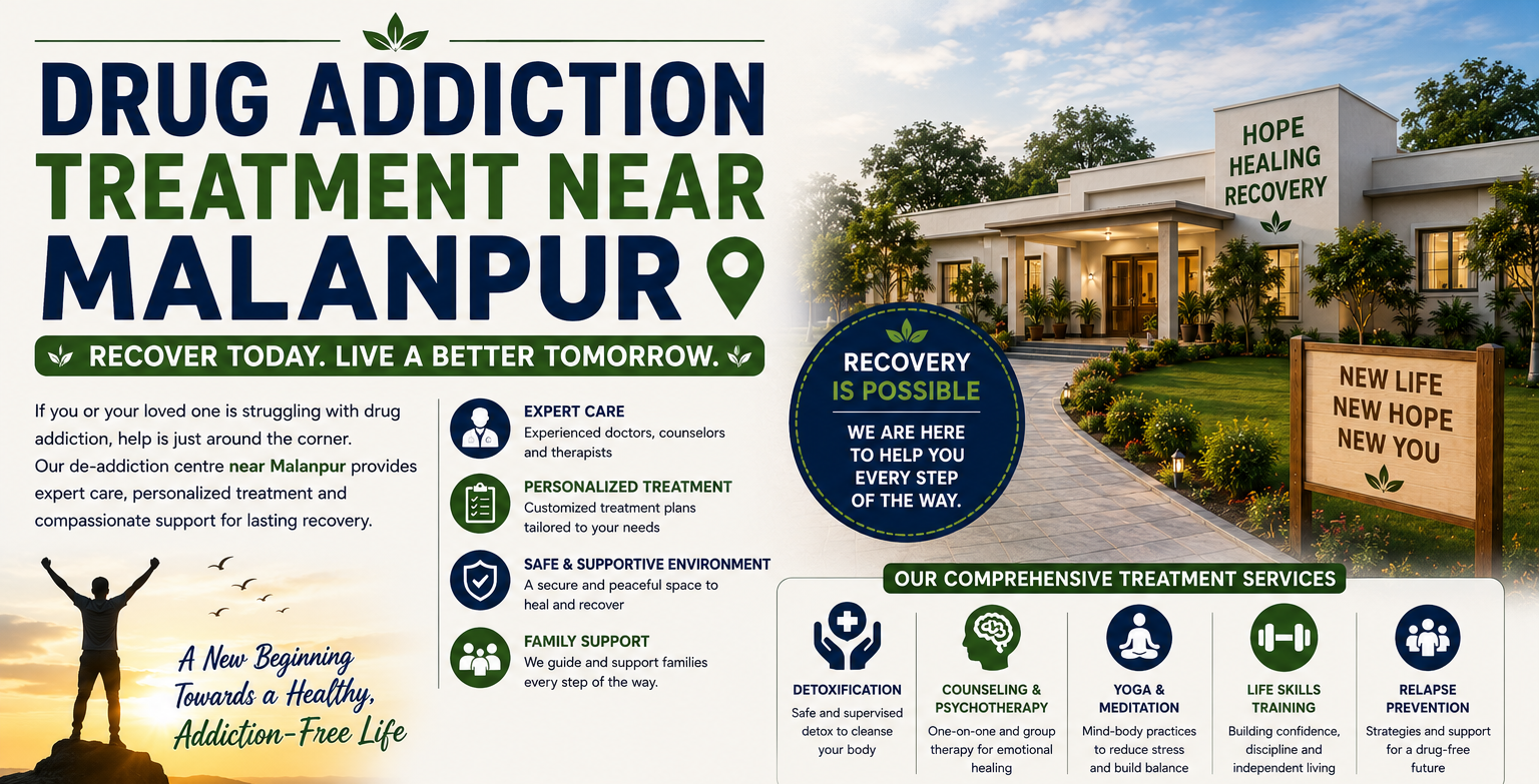 Drug Addiction Treatment Near Malanpur