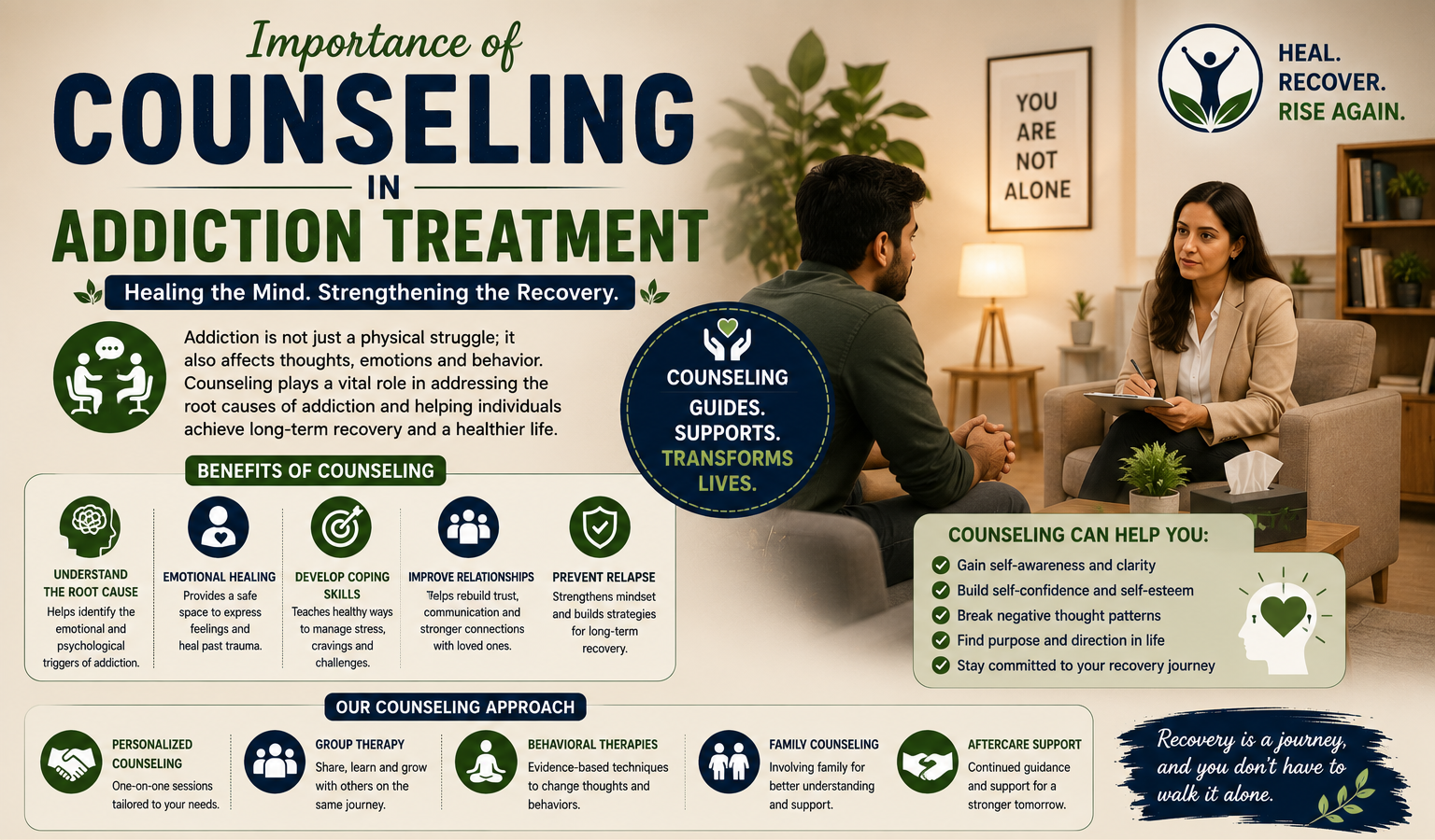 Counseling for addiction recovery journey