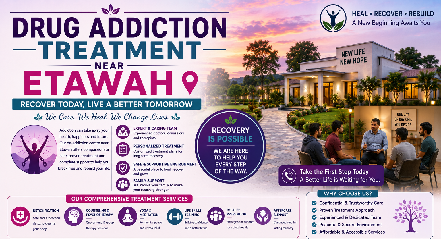 Drug Addiction Treatment Near Etawah