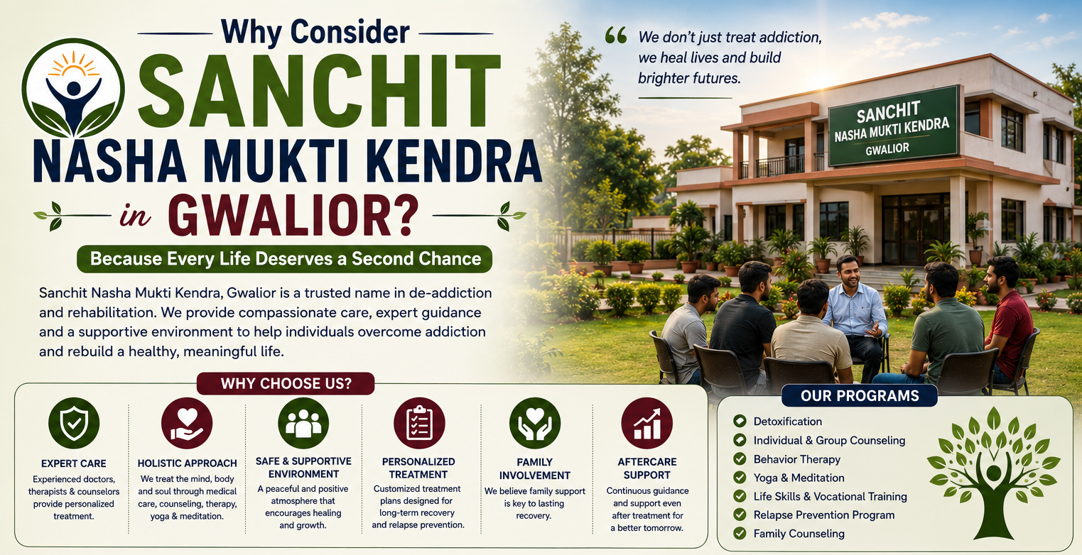 Sanchit Nasha Mukti Kendra in Gwalior