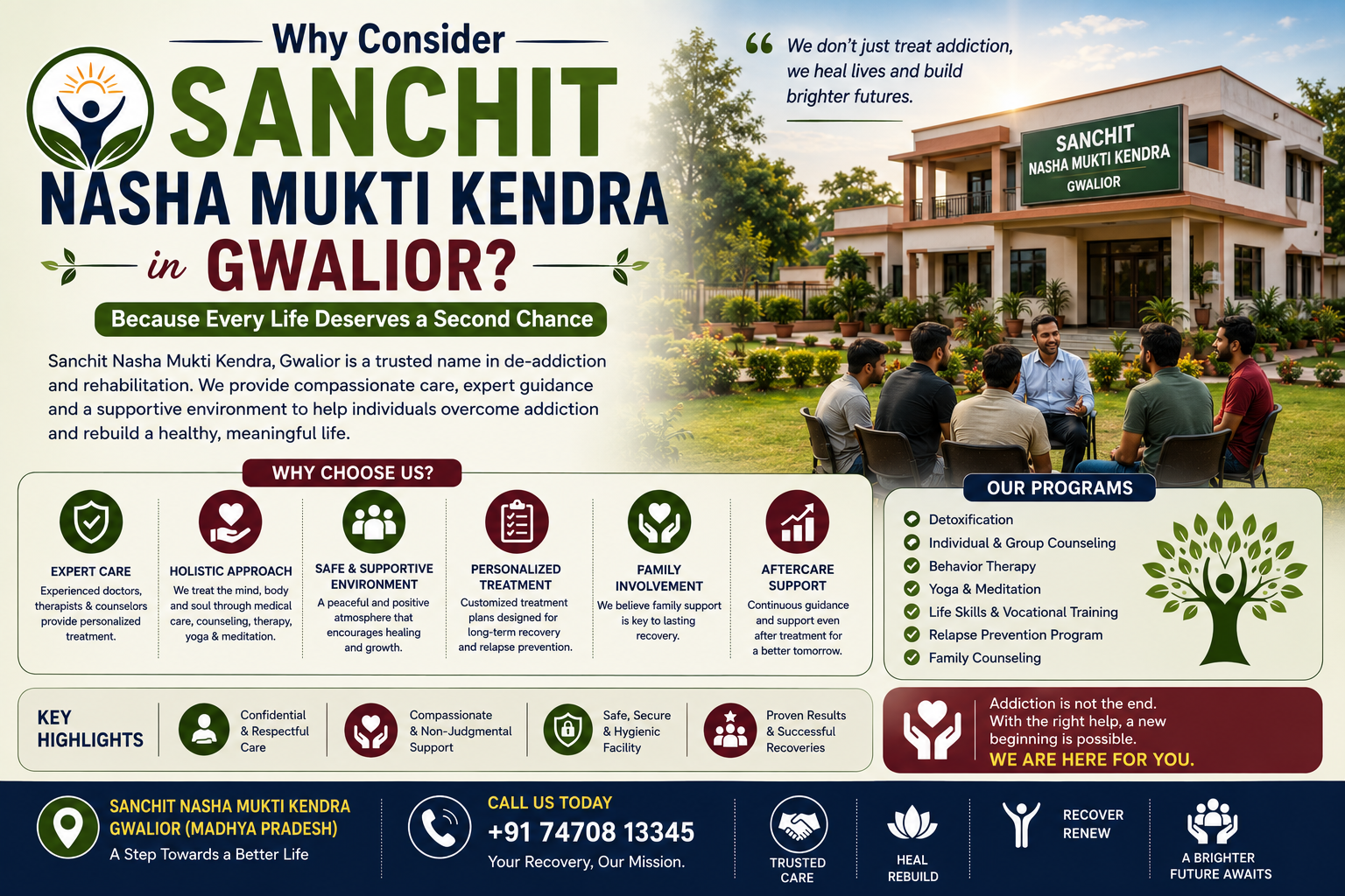 Sanchit Nasha Mukti Kendra in Gwalior