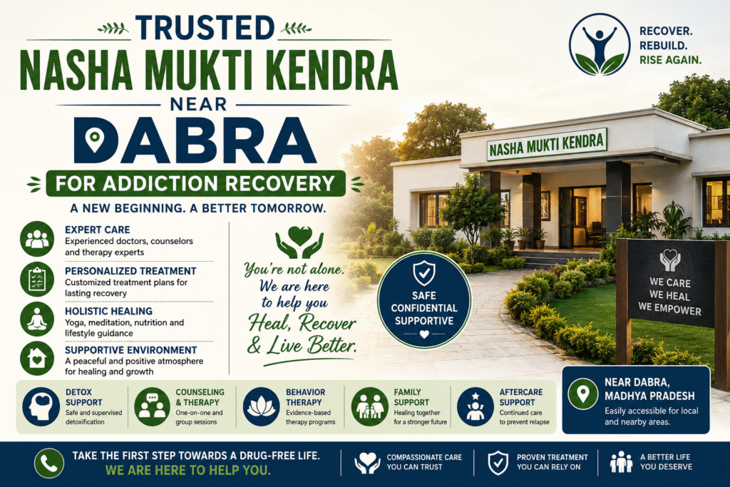 Nasha Mukti Kendra Near Dabra for Addiction Recovery