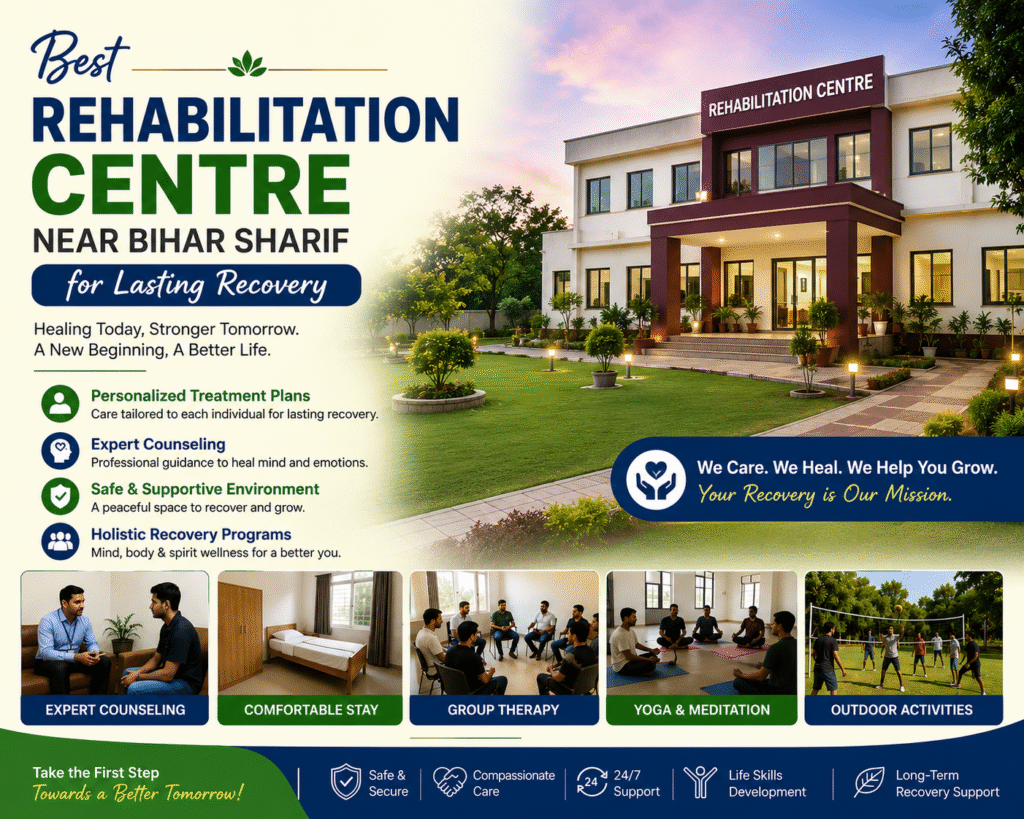 Best Rehabilitation Centre Near Bihar Sharif for Lasting Recovery