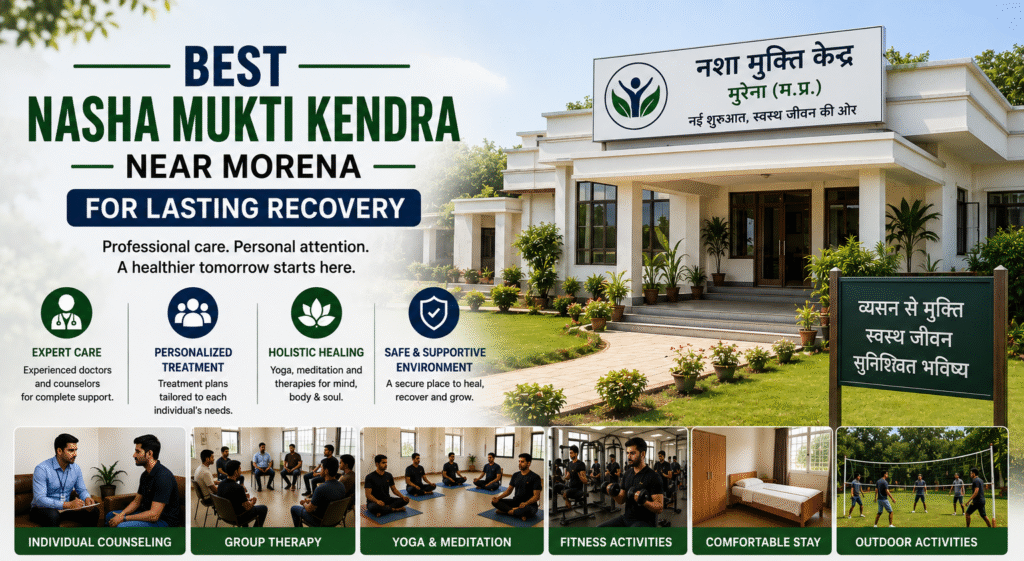 Best Nasha Mukti Kendra Near Morena for Lasting Recovery