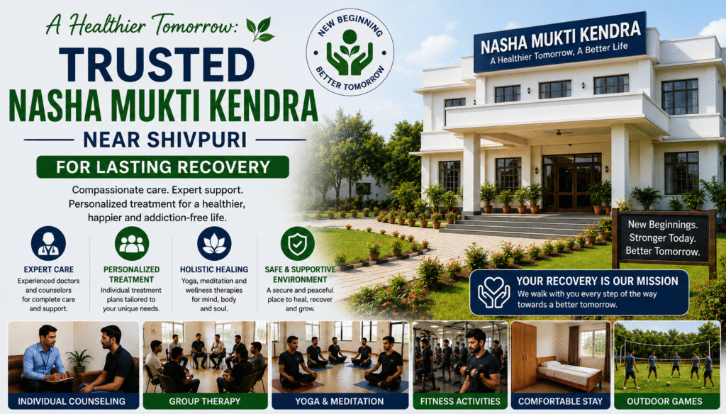 A Healthier Tomorrow: Trusted Nasha Mukti Kendra Near Shivpuri