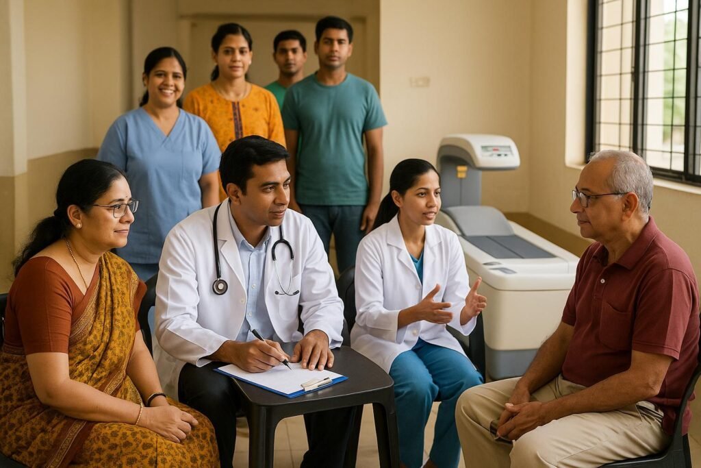 Medical Check-Up at Sanchit Nasha Mukti Kendra