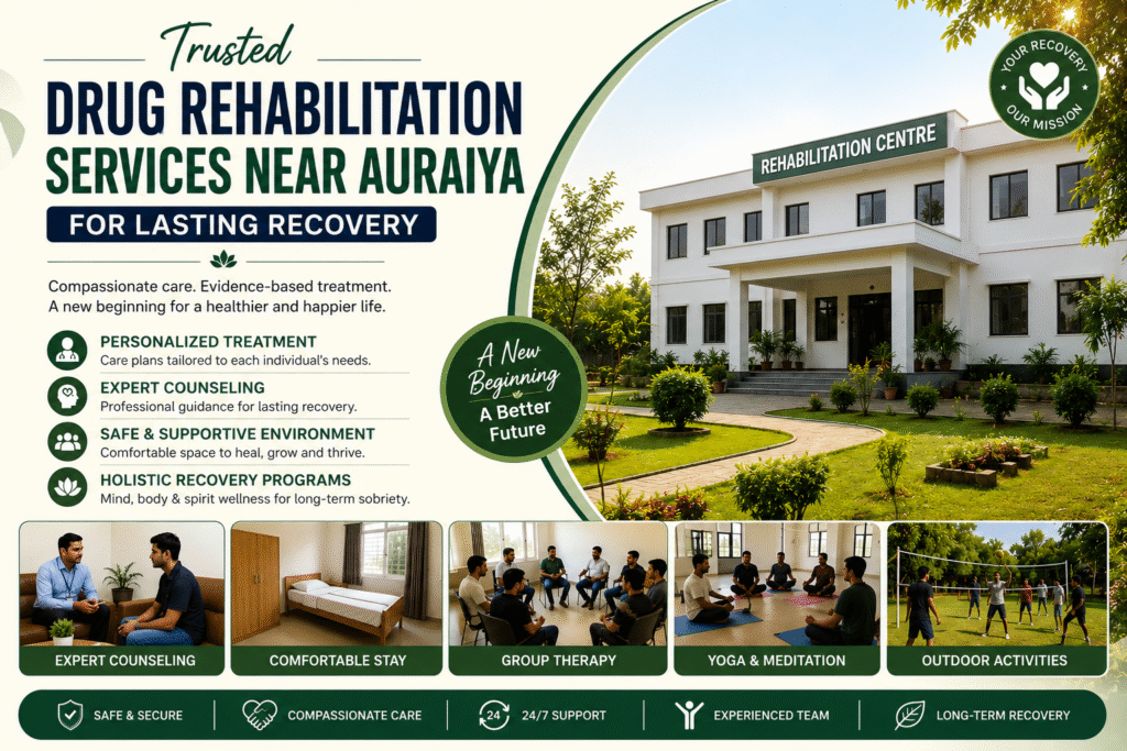 Trusted Drug Rehabilitation Services Near Auraiya for Lasting Recovery