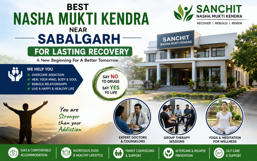 Best Nasha Mukti Kendra Near Sabalgarh for Lasting Recovery