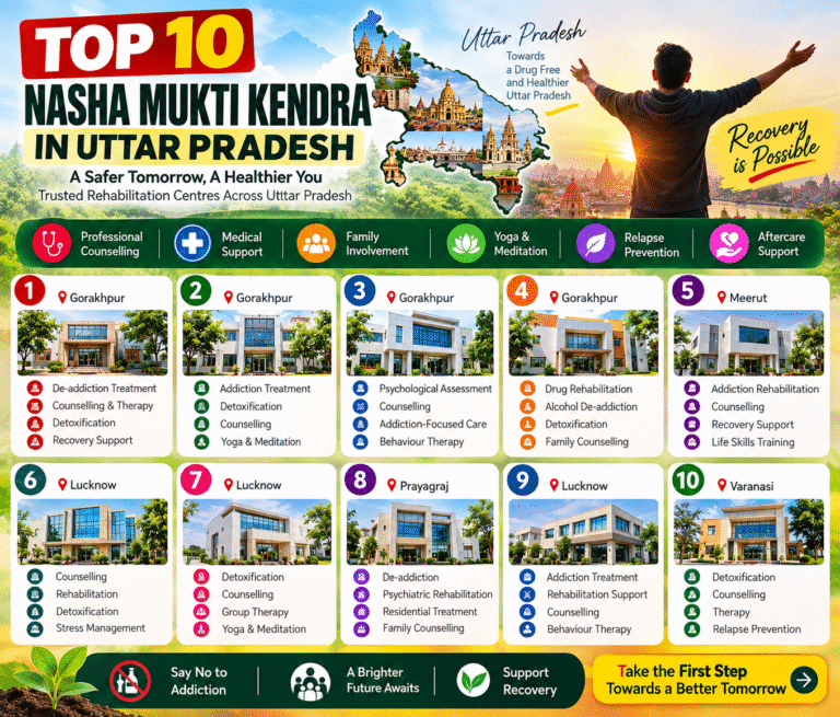 TOP 10 Nasha Mukti Kendra in Uttar Pradesh 2026